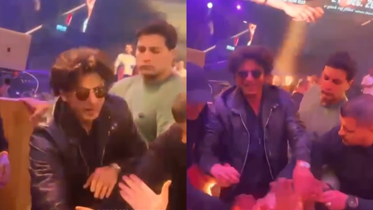 shah-rukh-khan-continues-to-shower-love-after-fans-grab-his-hand-at-dunki-event-viral-video